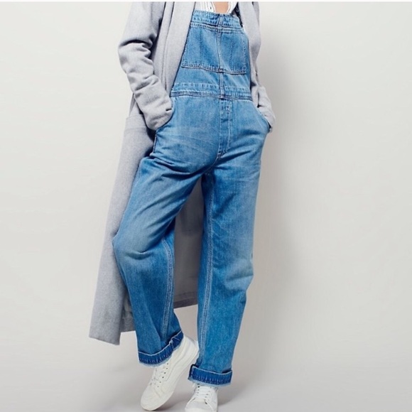 Free People Davis Slouchy Overalls - Picture 3 of 4